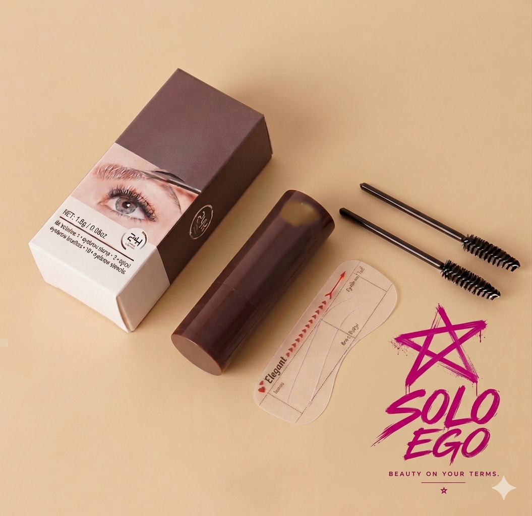 Eyebrow Stamp & Stencil Kit (Salon Quality Eyebrows Done At Home)