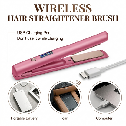 'Wirelss' Hair Straightener (Portable Hair Device)