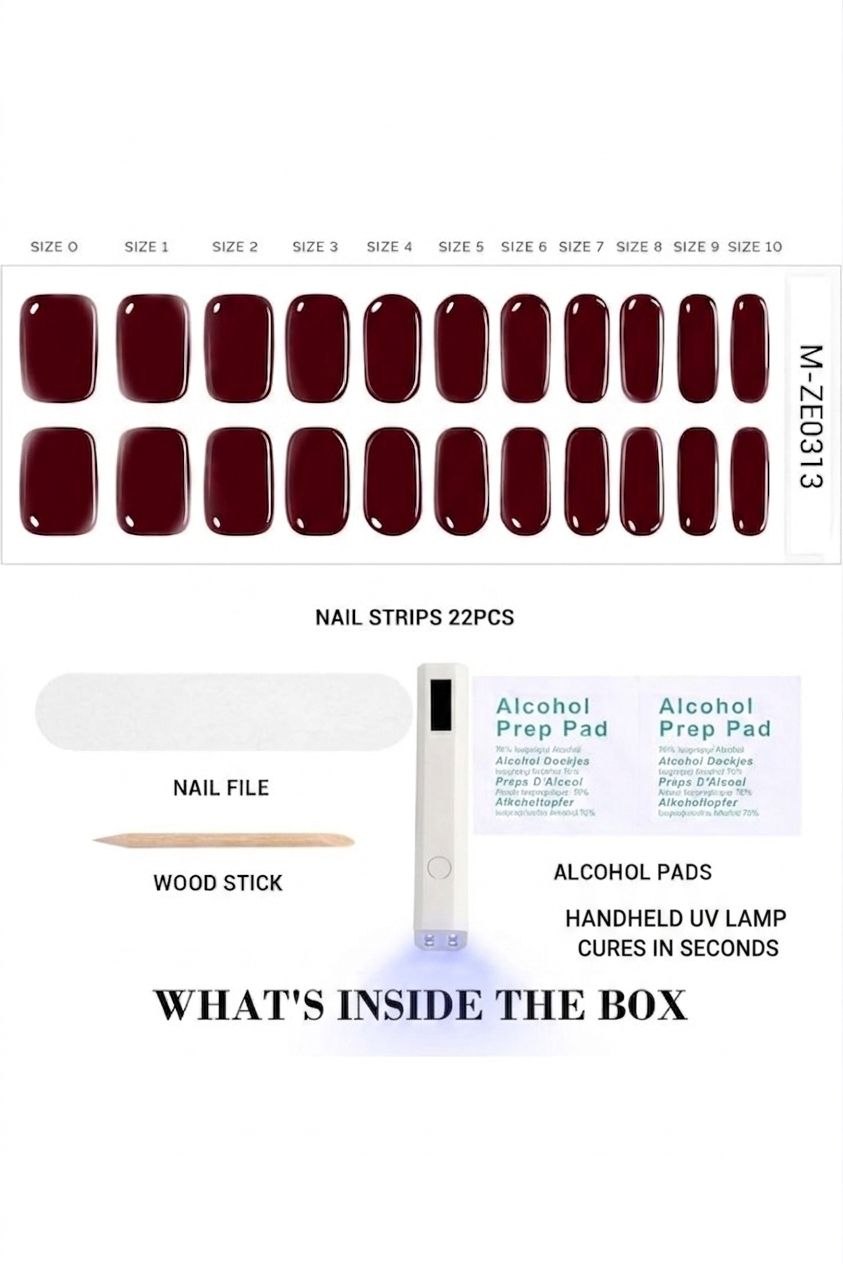 Gel Nail Wraps (Salon Quality Nails Done At Home)