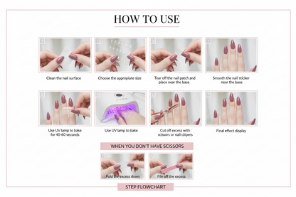 Gel Nail Wraps (Salon Quality Nails Done At Home)